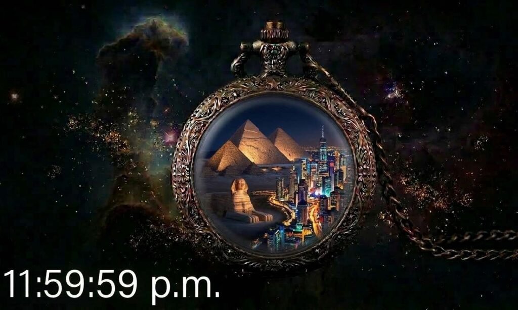 modern humans arrived at 11:59:59 pm while we summarize human history in a single human day.